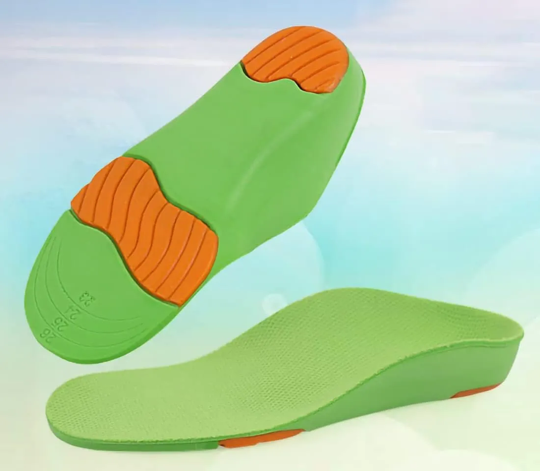 Orthotic Shoe Inserts for Little Boys Arch Support Shoe Insoles for Kids Sneakers Sports Shoe Liner Soles Deep Heel Cup for Over-Pronation and Supination