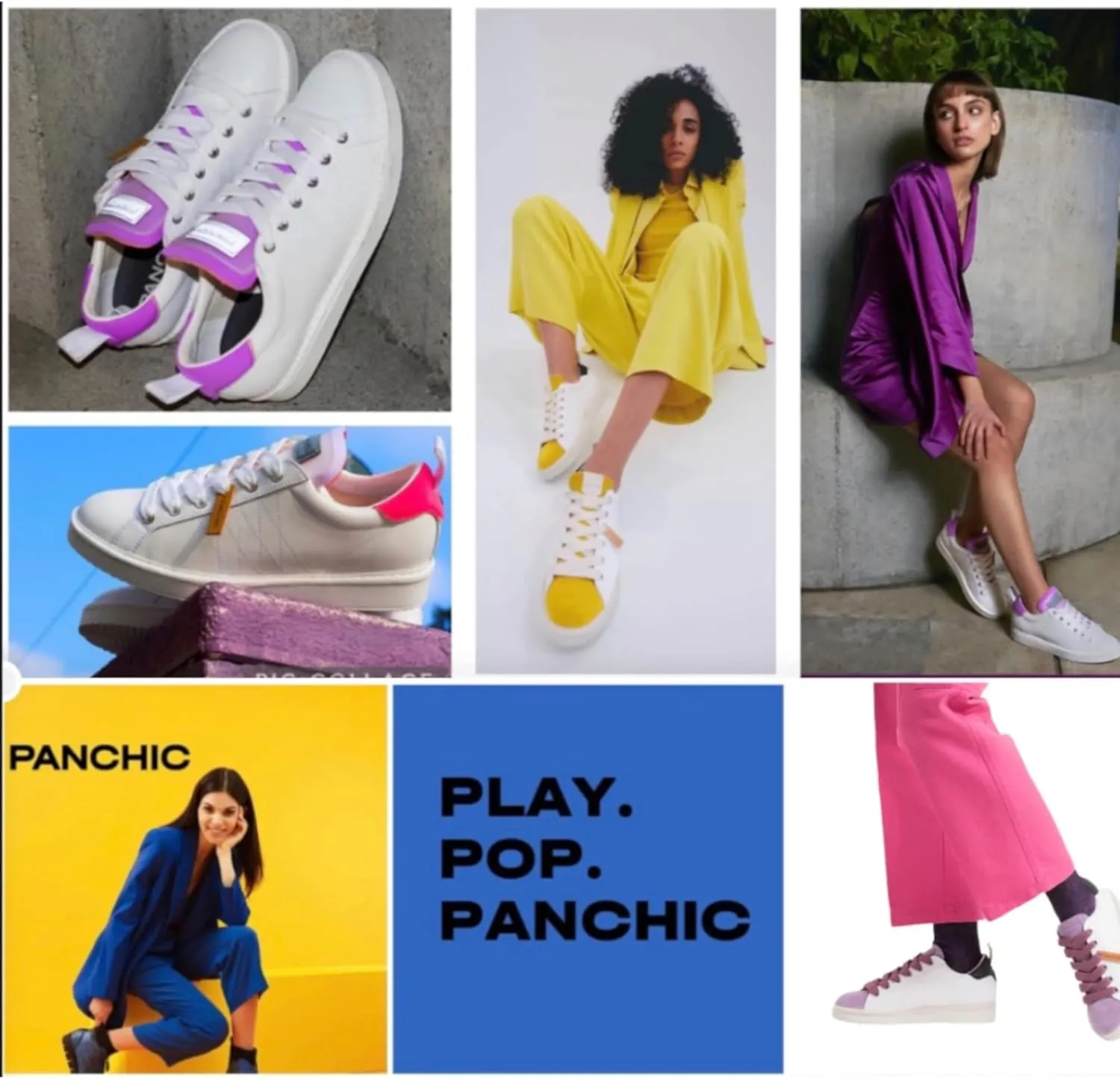 P01 Leather Fashion Sneakers - Women's Low Top Casual Shoes Walking Sustainable Italian