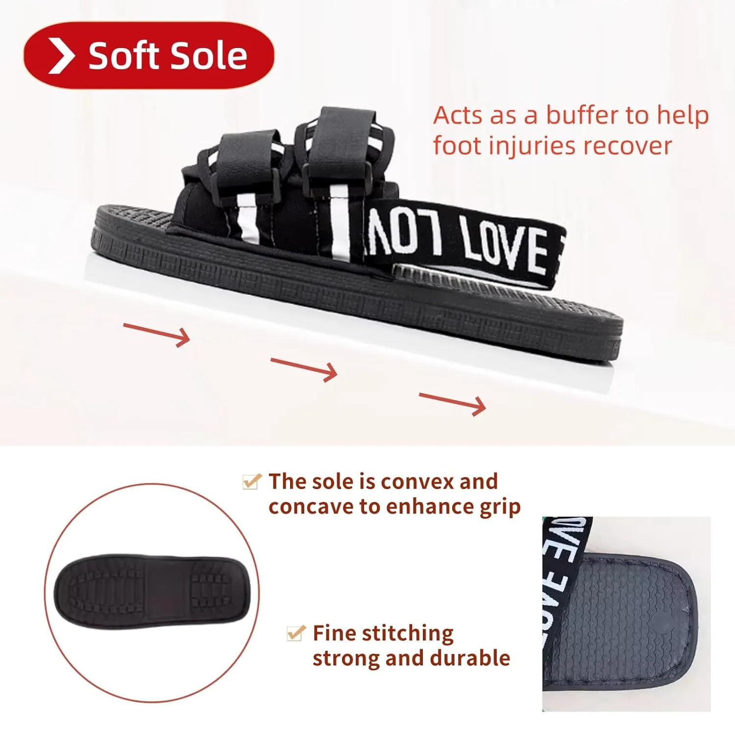 Plaster Fracture Shoes,Shoes for Plaster Casts,Suitable for Foot Injuries,Bone Fractures,Fracture Care,Suitable for Left and Right Feet