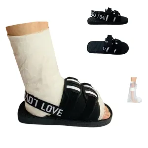 Plaster Fracture Shoes,Shoes for Plaster Casts,Suitable for Foot Injuries,Bone Fractures,Fracture Care,Suitable for Left and Right Feet