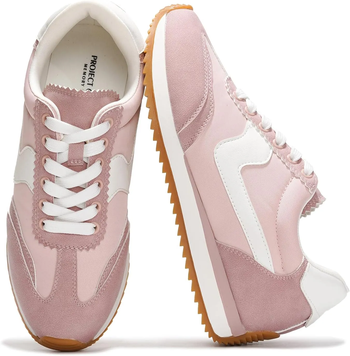 Project Cloud Fashion Sneakers for Women - Lace up Memory Foam Insole and Non-Slip Womens Shoes Dressy Casual Spring Shoes (Madison)