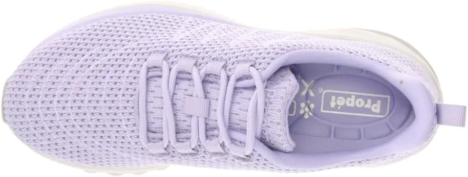 Propet Womens Tour Knit Walking Sneakers Shoes Casual - Off White