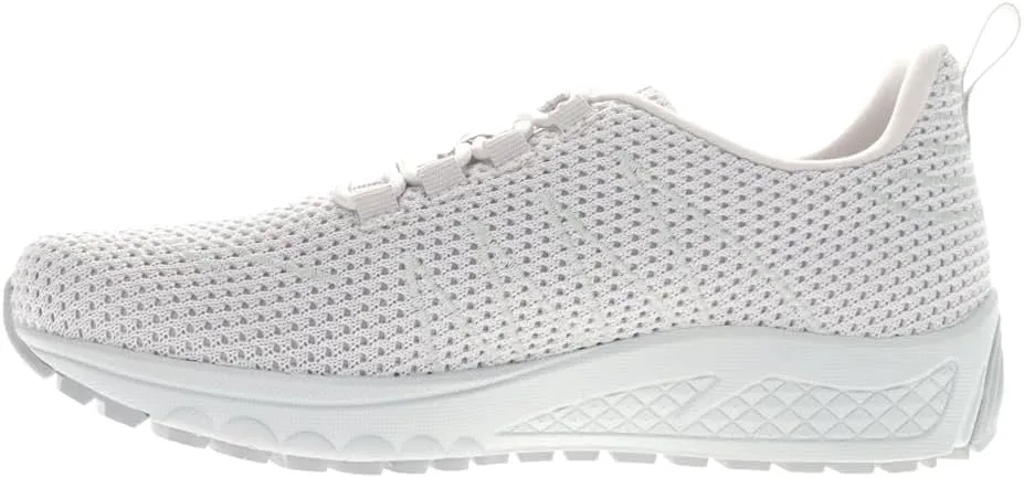Propet Womens Tour Knit Walking Sneakers Shoes Casual - Off White