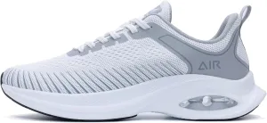 Quseek Men's Running Walking Tennis Shoes Comfortable Air Cushion Athletic Gym Workout Jogging Cross Training Fashion Sneakers US Size 7-13