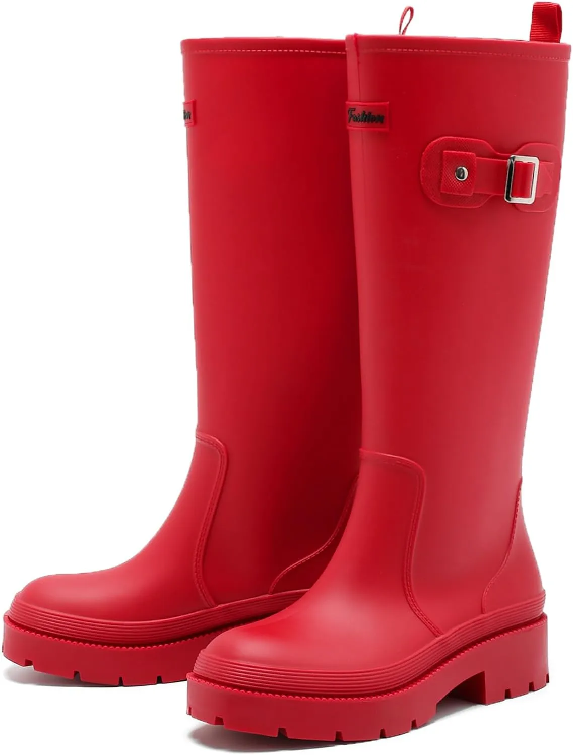 Rain Boots for Women, Anti-Slip Rubber Boots Waterproof Garden Muck Boots Durable Slip Resistant, Tall Water Shoes Comfort Fishing Boot Knee High Work