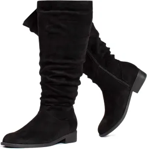 RF ROOM OF FASHION Women's WIDE CALF Slouchy Knee High Boots