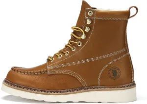 ROCKROOSTER Men's Comfortable Work Boots Non-Slip Wide Casual Shoes, Oil Resistant, Poron XRD, Coolmax, ASTM F2892-18 EH, Anti-Fatigue