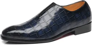Santimon Mens Loafer Shoes Slip On Dress Casual Shoes Driving Prom Party Wedding Business Smoking Slippers