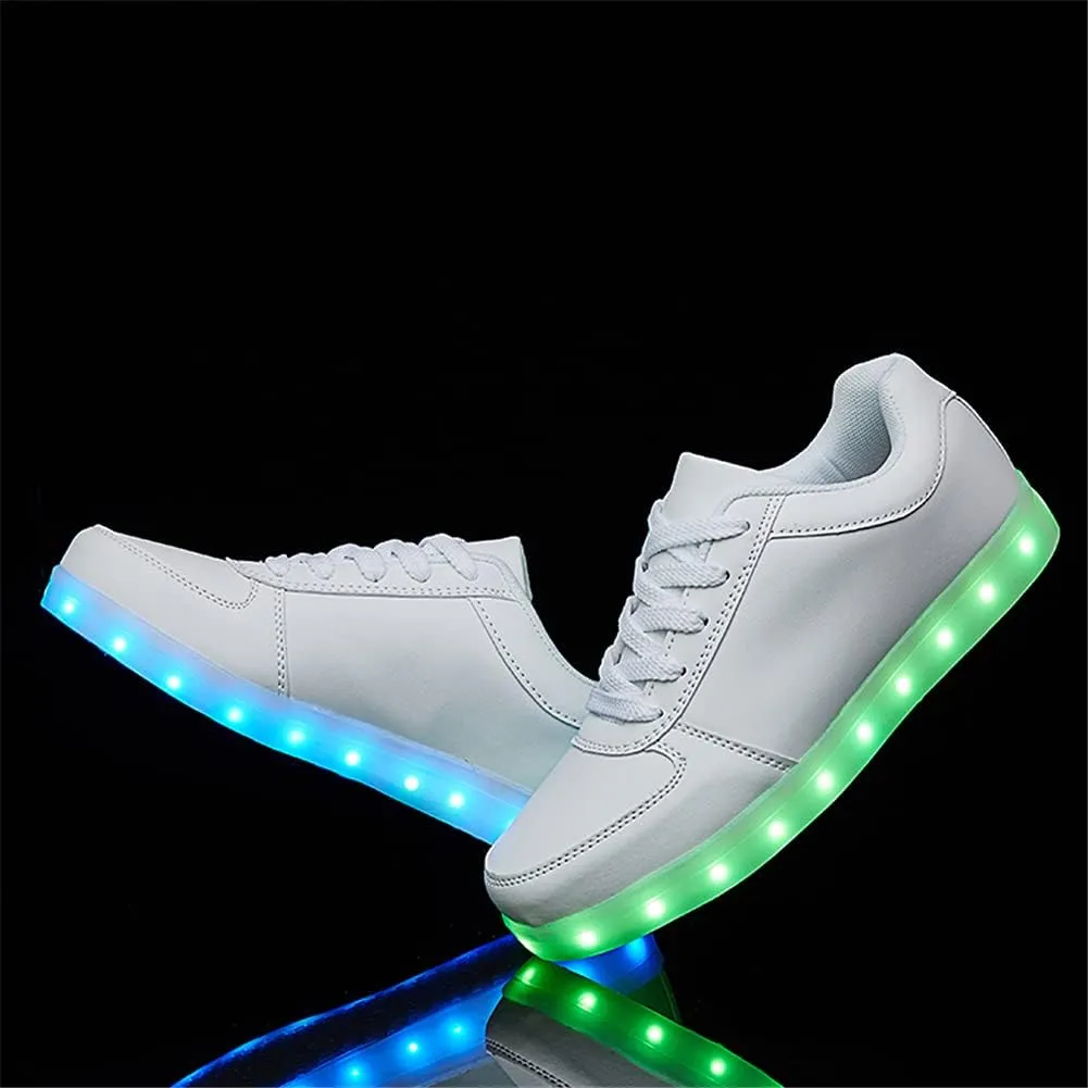 SANYES USB Charging Light Up Shoes Sports LED Shoes Dancing Sneakers