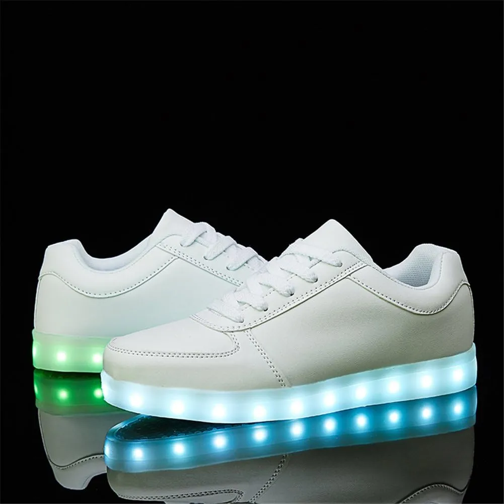 SANYES USB Charging Light Up Shoes Sports LED Shoes Dancing Sneakers
