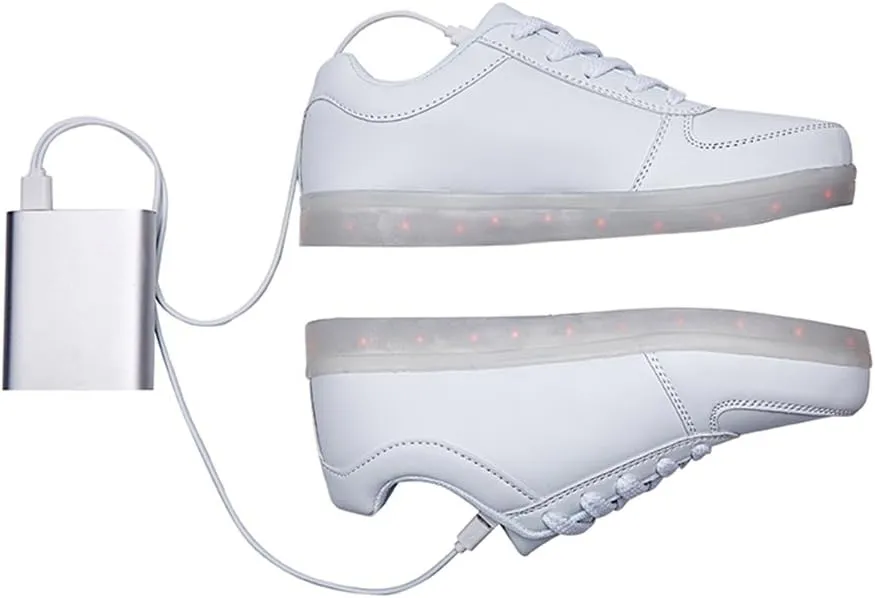 SANYES USB Charging Light Up Shoes Sports LED Shoes Dancing Sneakers