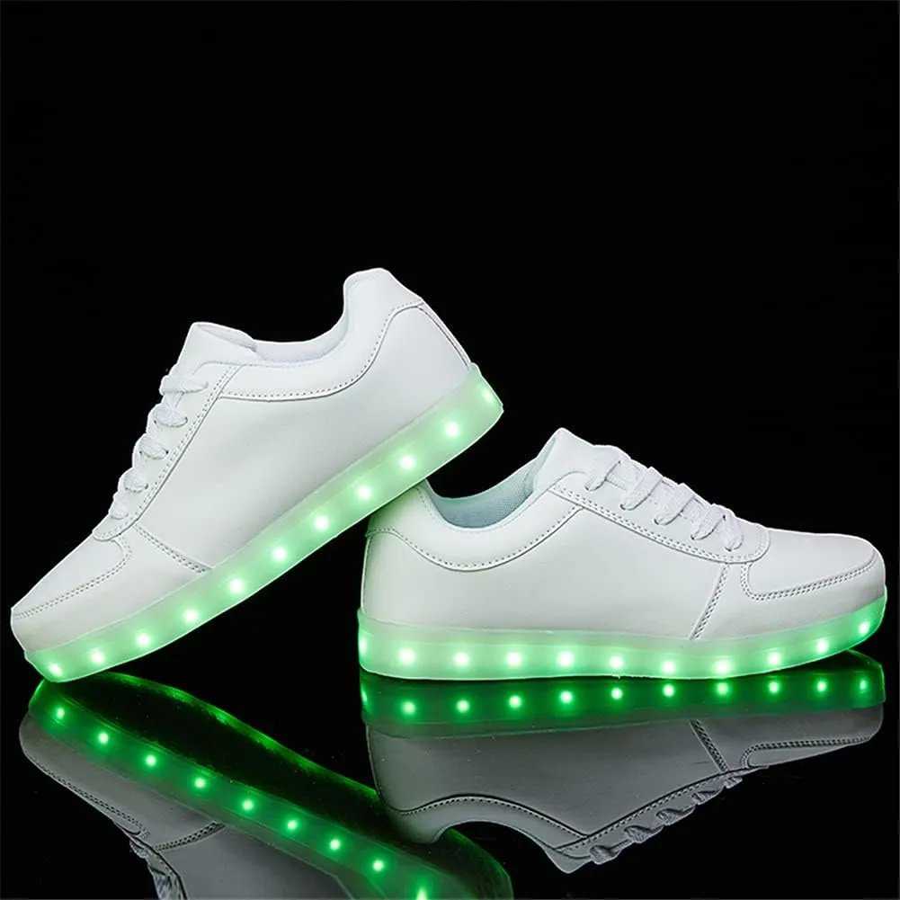 SANYES USB Charging Light Up Shoes Sports LED Shoes Dancing Sneakers