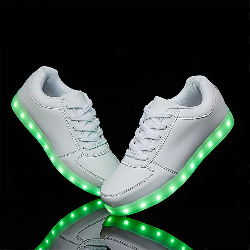 SANYES USB Charging Light Up Shoes Sports LED Shoes Dancing Sneakers