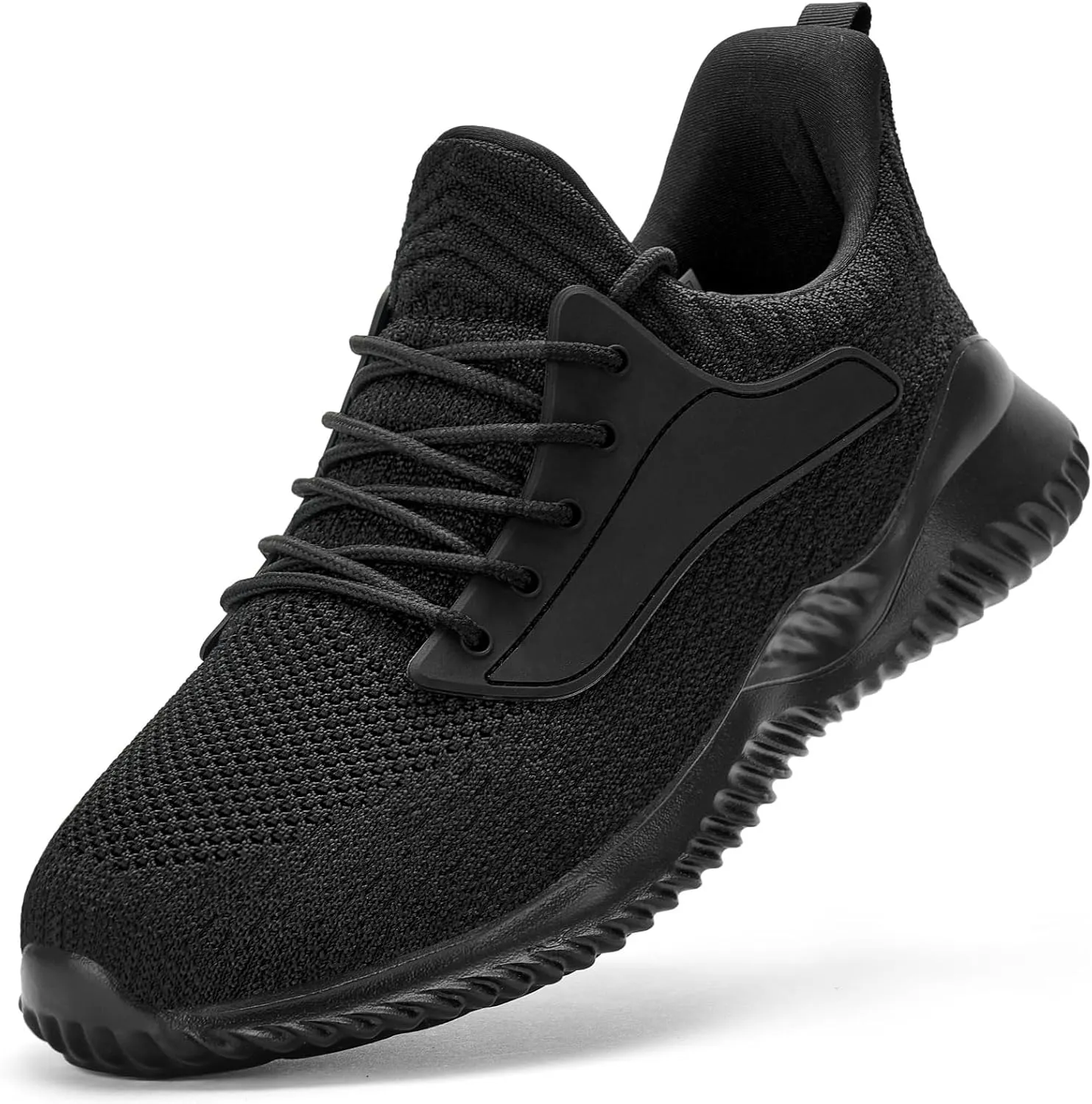 SDolphin Walking Shoes for Mens Sneakers - Slip on Athletic Running Tennis Shoes Comfortable Memory Foam Workout Gym Jogging Indoor Outdoor Lightweight Breathable Casual Sneakers
