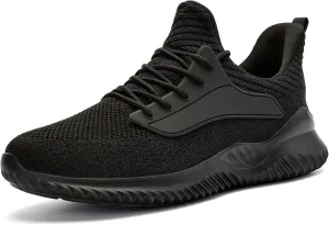 SDolphin Walking Shoes for Mens Sneakers - Slip on Athletic Running Tennis Shoes Comfortable Memory Foam Workout Gym Jogging Indoor Outdoor Lightweight Breathable Casual Sneakers