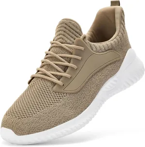 SDolphin Walking Shoes for Mens Sneakers - Slip on Athletic Running Tennis Shoes Comfortable Memory Foam Workout Gym Jogging Indoor Outdoor Lightweight Breathable Casual Sneakers