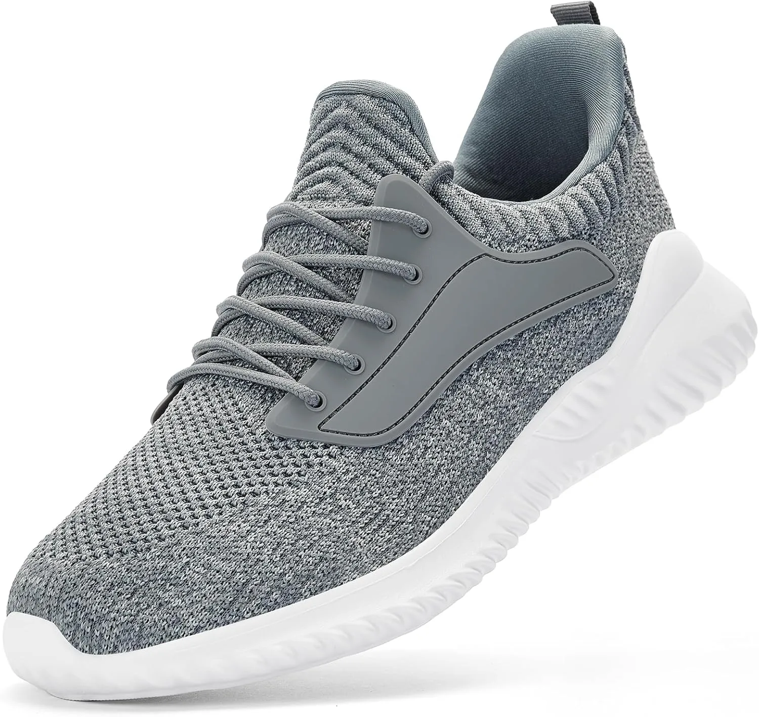 SDolphin Walking Shoes for Mens Sneakers - Slip on Athletic Running Tennis Shoes Comfortable Memory Foam Workout Gym Jogging Indoor Outdoor Lightweight Breathable Casual Sneakers