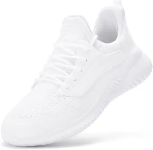 SDolphin Walking Shoes for Mens Sneakers - Slip on Athletic Running Tennis Shoes Comfortable Memory Foam Workout Gym Jogging Indoor Outdoor Lightweight Breathable Casual Sneakers