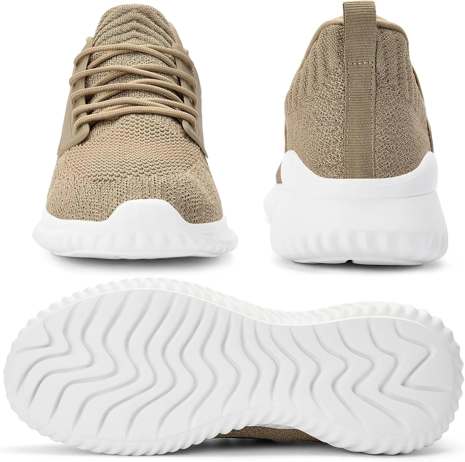 SDolphin Walking Shoes for Mens Sneakers - Slip on Athletic Running Tennis Shoes Comfortable Memory Foam Workout Gym Jogging Indoor Outdoor Lightweight Breathable Casual Sneakers