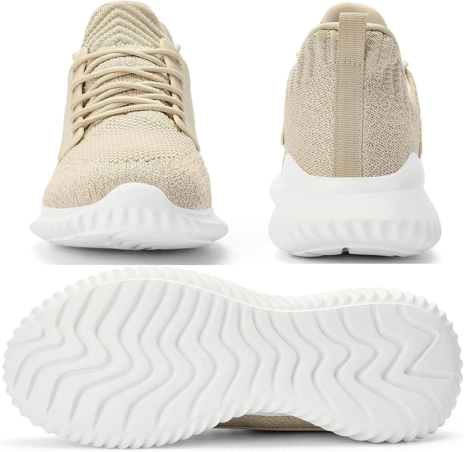 SDolphin Walking Shoes for Mens Sneakers - Slip on Athletic Running Tennis Shoes Comfortable Memory Foam Workout Gym Jogging Indoor Outdoor Lightweight Breathable Casual Sneakers