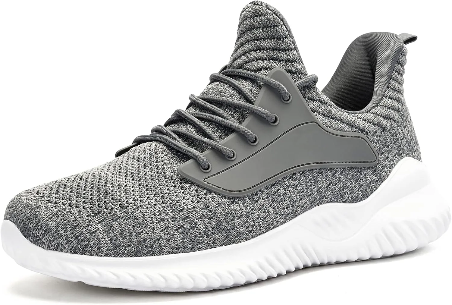 SDolphin Walking Shoes for Mens Sneakers - Slip on Athletic Running Tennis Shoes Comfortable Memory Foam Workout Gym Jogging Indoor Outdoor Lightweight Breathable Casual Sneakers
