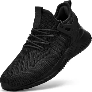 SDolphin Walking Shoes Mens Sneakers - Slip on Memory Foam Tennis Running Shoes for Athletic Workout Gym Jogging Lightweight Breathable Casual Sneakers