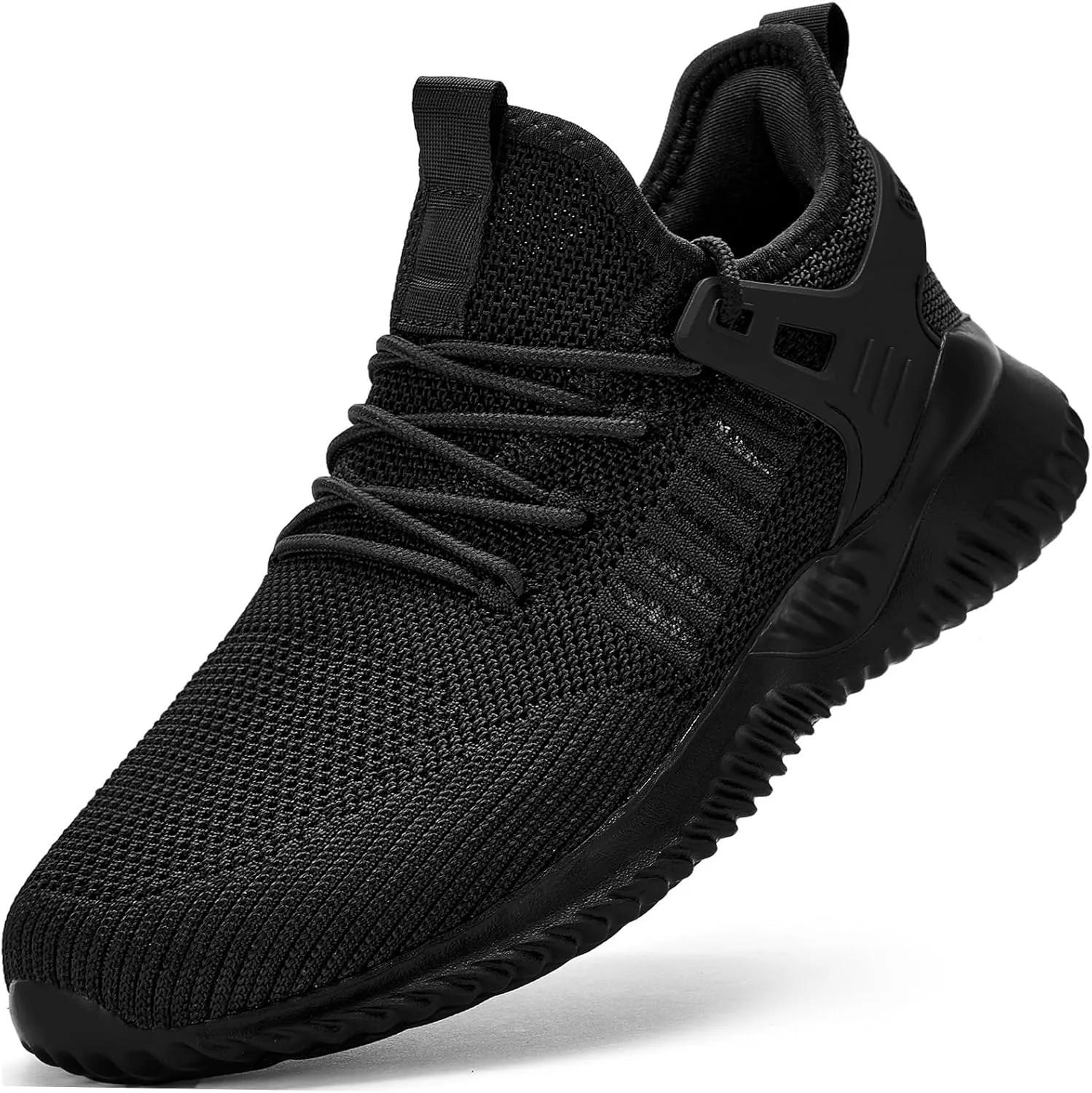 SDolphin Walking Shoes Mens Sneakers - Slip on Memory Foam Tennis Running Shoes for Athletic Workout Gym Jogging Lightweight Breathable Casual Sneakers