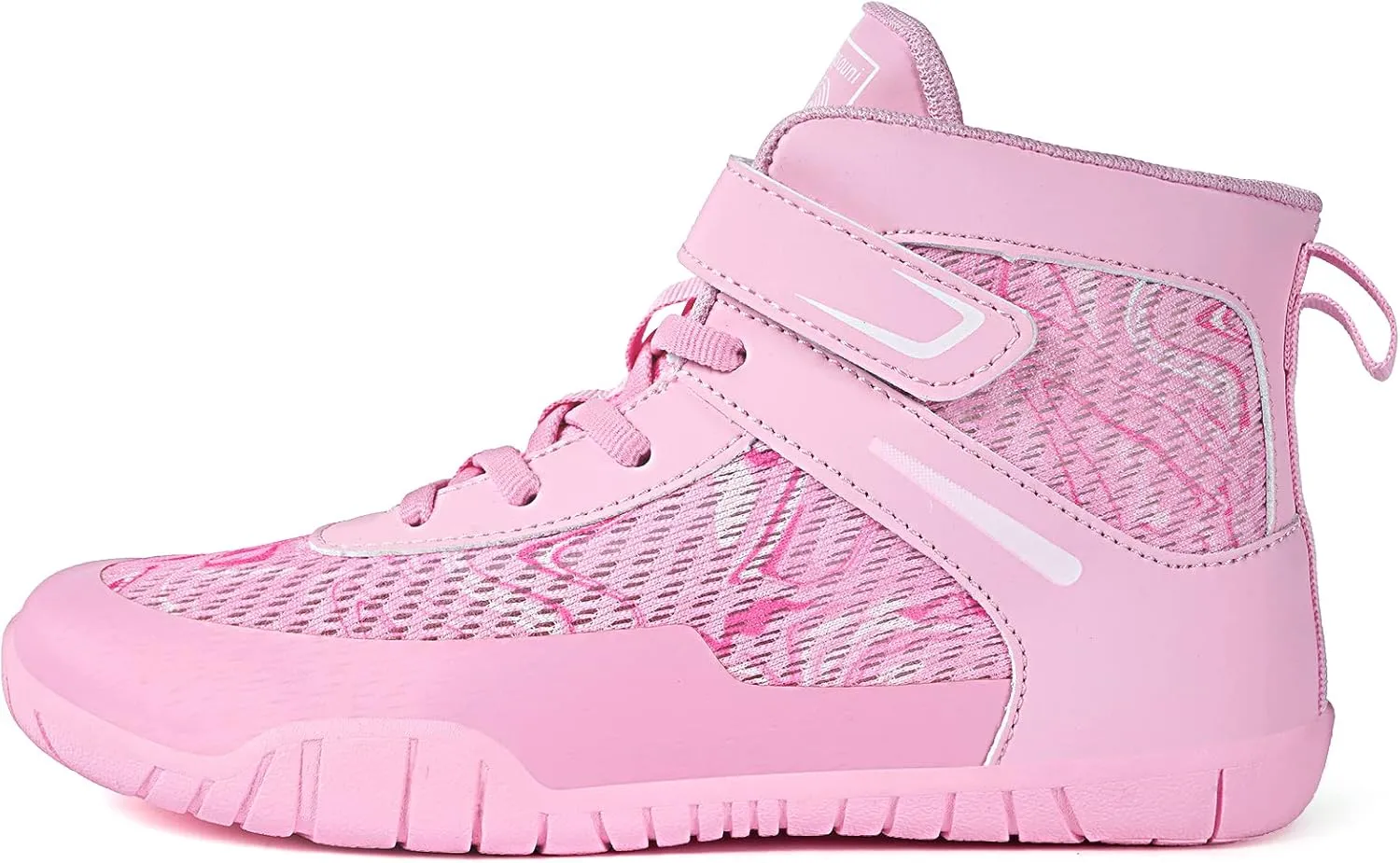 Sisttke Kids Wrestling Shoes Boys Girls Boxing Shoes Fitness Sneakers Zero Drop Sole