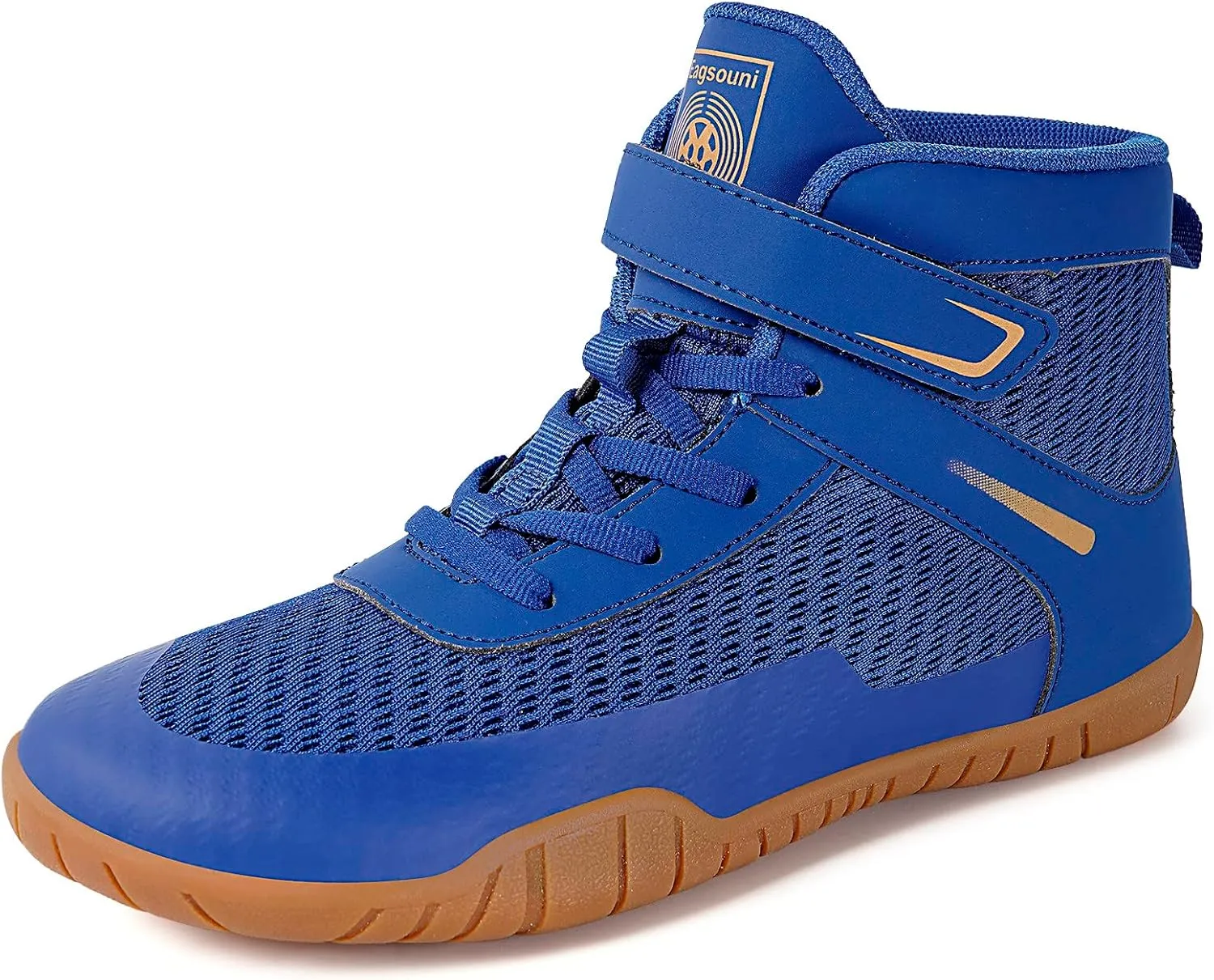 Sisttke Kids Wrestling Shoes Boys Girls Boxing Shoes Fitness Sneakers Zero Drop Sole