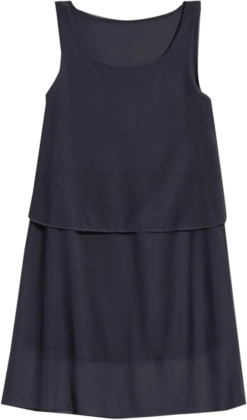 Sleeveless Tank Dress for Women Casual A-Line Loose Fit Flowy Summer Dress Round Neck Casual Wear