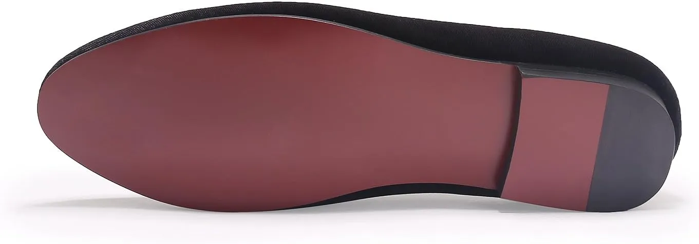 Slip On Formal Wedding Shoes Tuxedo Velvet Loafers Prom Dress Slippers