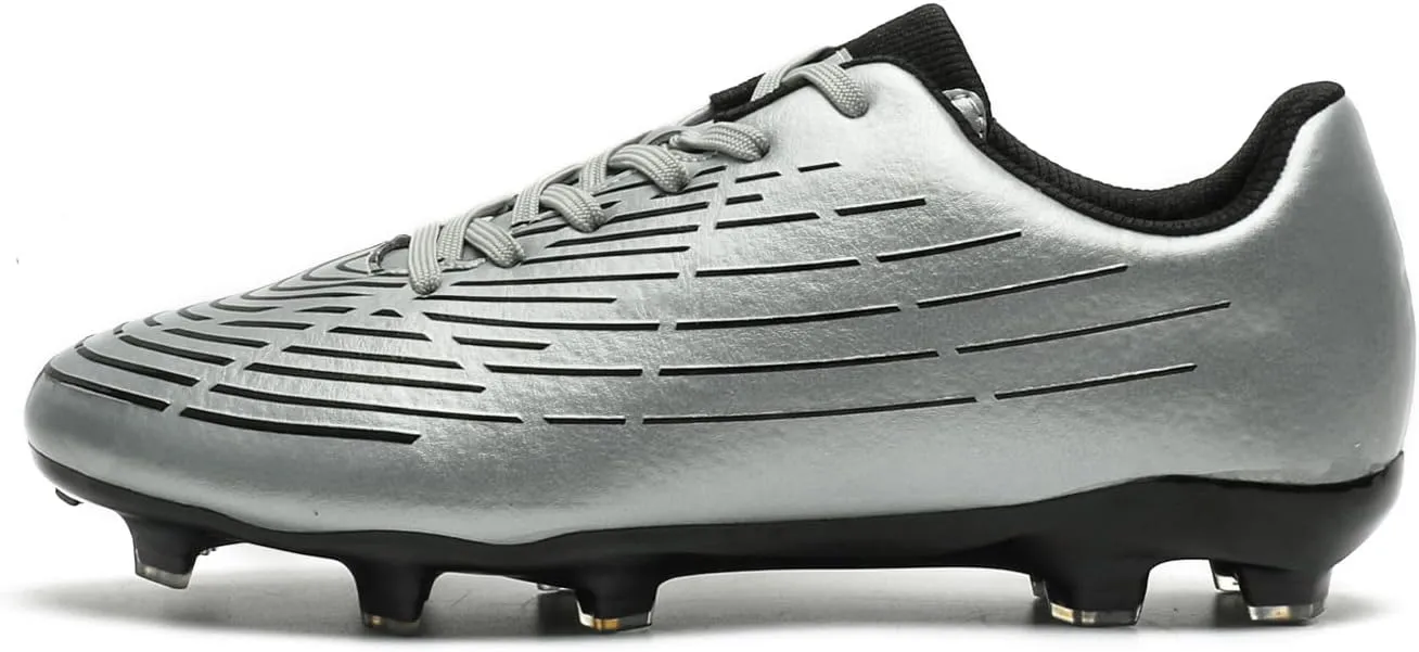Soccer Cleats for Men's Outdoor Firm Ground Soccer Shoes Futsal Football Training Sneakers