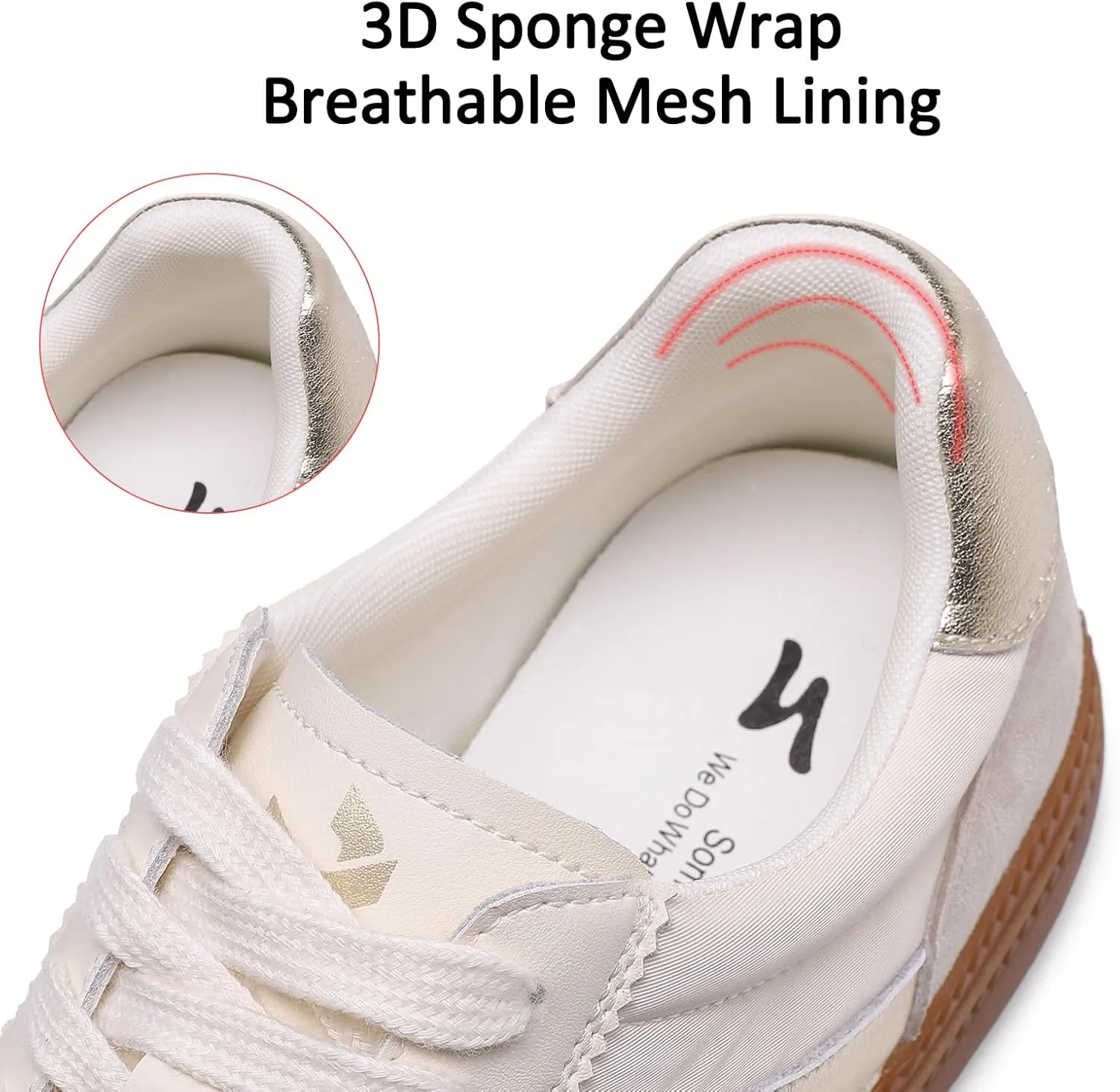 somiliss Womens Shoes Casual Sneakers: Breathable Non-Slip Tennis Walking Shoes Microfiber Leather Suede Fabric 3 in 1 Upper Flats Fashion Sneakers