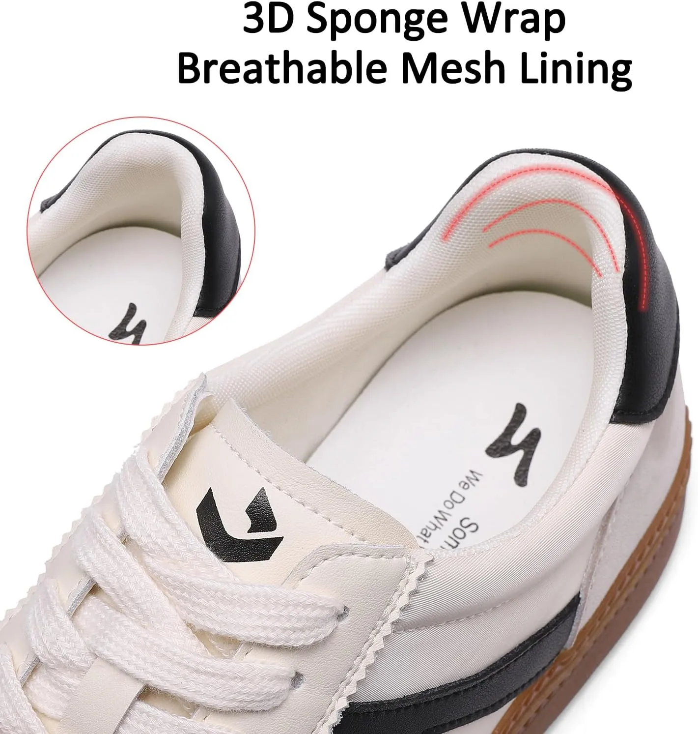 somiliss Womens Shoes Casual Sneakers: Breathable Non-Slip Tennis Walking Shoes Microfiber Leather Suede Fabric 3 in 1 Upper Flats Fashion Sneakers
