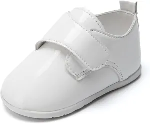 Sonsage Infant Baby Boys Girls Oxford Shoes PU Leather Loafers Flats Non-Slip Unisex Classic Moccasins Rubber Soft Sole Newborn Toddler Walking School Uniform Wedding Dress Shoe