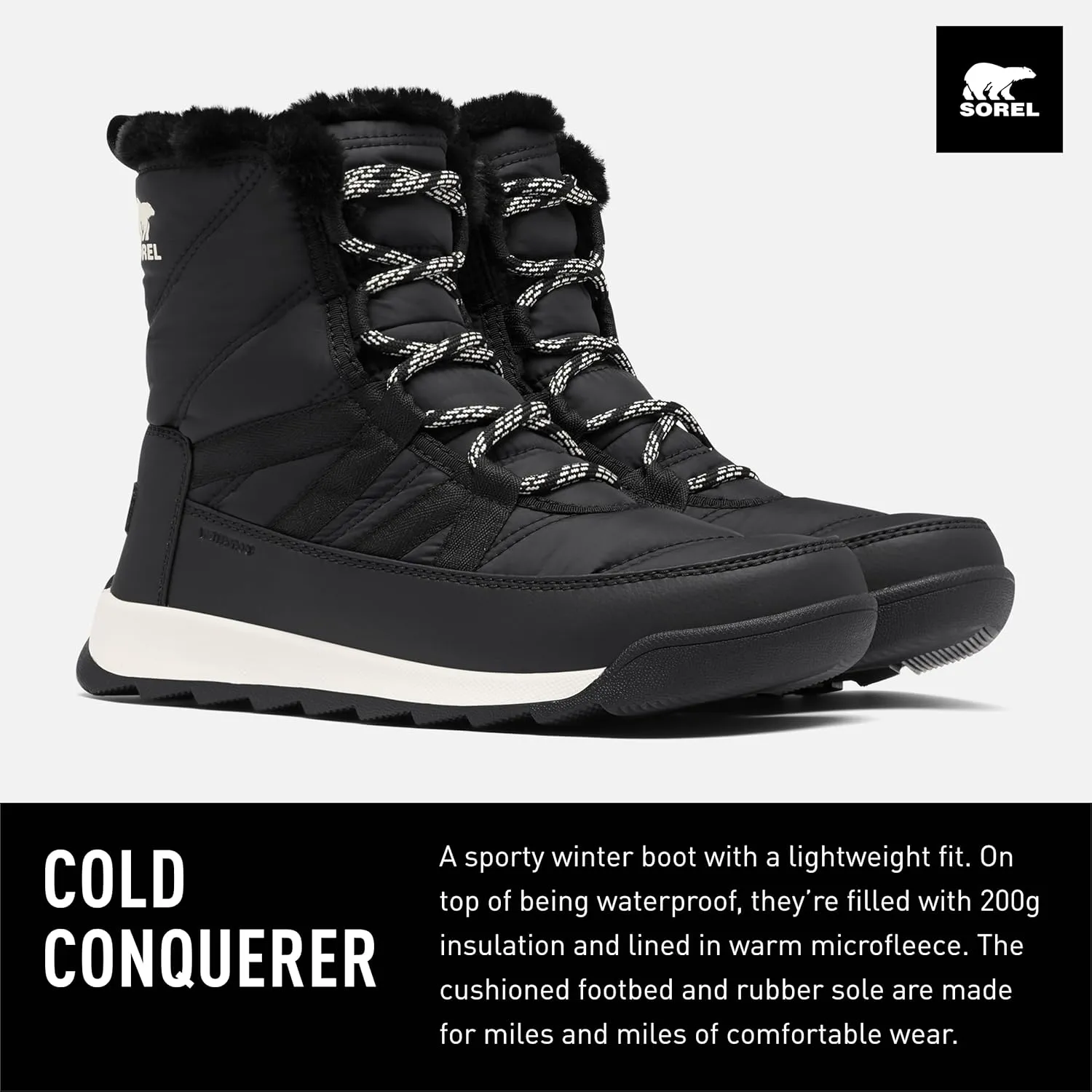 Sorel Women's Whitney II Short Lace Winter Boots