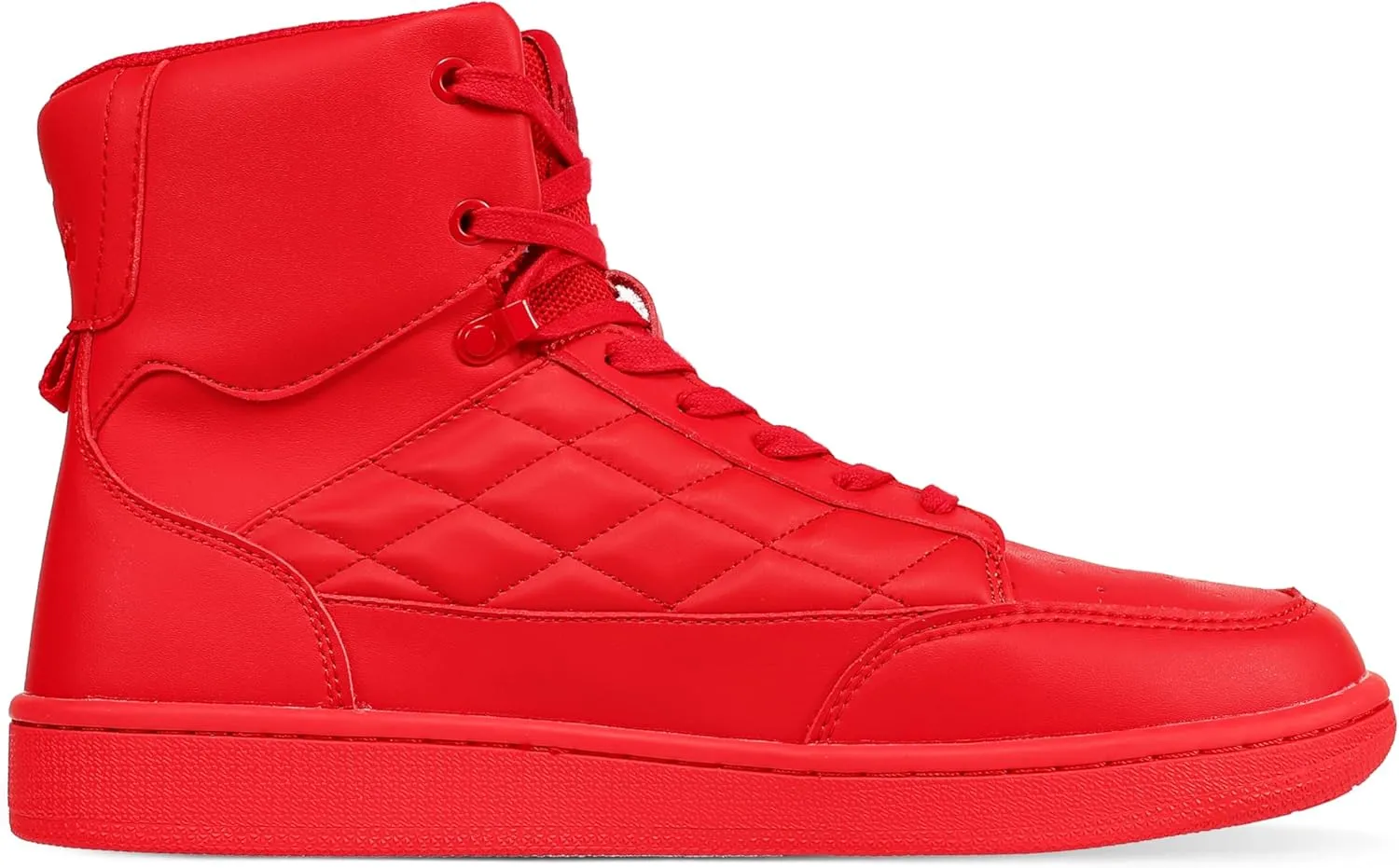 Soulsfeng Men's Women's High Top Sneakers Leather Ankle Boots Lace Up Walking Tennis Shoes