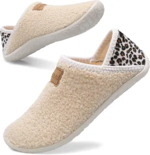 Spesoul Fuzzy House Slippers for Women Men Indoor Closed Back Lightweight Cozy Faux Furry Lining Barefoot House Shoes Slipper Socks for Bedroom Home Office Yoga Outdoor Walking Shoes