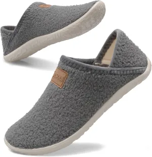Spesoul Fuzzy House Slippers for Women Men Indoor Closed Back Lightweight Cozy Faux Furry Lining Barefoot House Shoes Slipper Socks for Bedroom Home Office Yoga Outdoor Walking Shoes