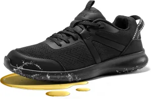 SPIEZ Women's Non Slip Shoes, SRC Certified Slip Resistant Work Sneakers for Restaurant, Kitchen, Hospital, Lightweight Nursing Footwear with Anti-Fatigue Tech