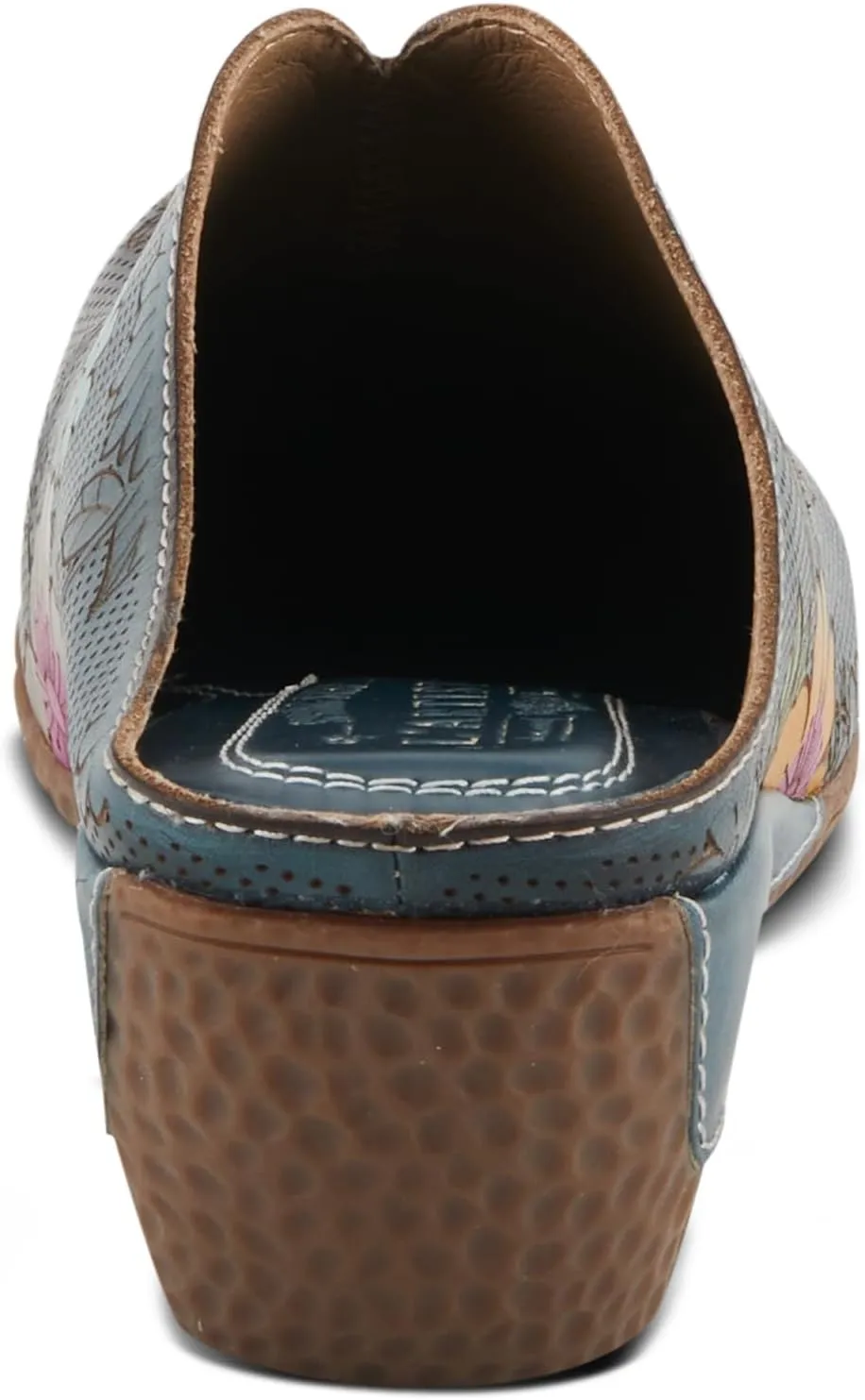 Spring Step L'Artiste Women's CHIENTI Hand-Painted Floral Open Back Sandals
