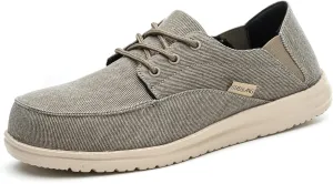Steel Toe Shoes for Men Lightweight Casual Work Safety Loafers Industrial Construction Sneakers Slip On Indestructible Work Shoes