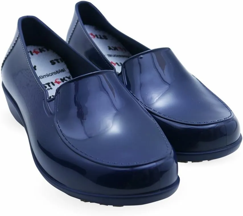 Sticky Waterproof Uniform Dress Shoes for Women - Comfortable Non-Slip Work Shoes - Thermoplastic ClassicPro Loafers