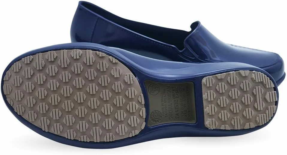 Sticky Waterproof Uniform Dress Shoes for Women - Comfortable Non-Slip Work Shoes - Thermoplastic ClassicPro Loafers