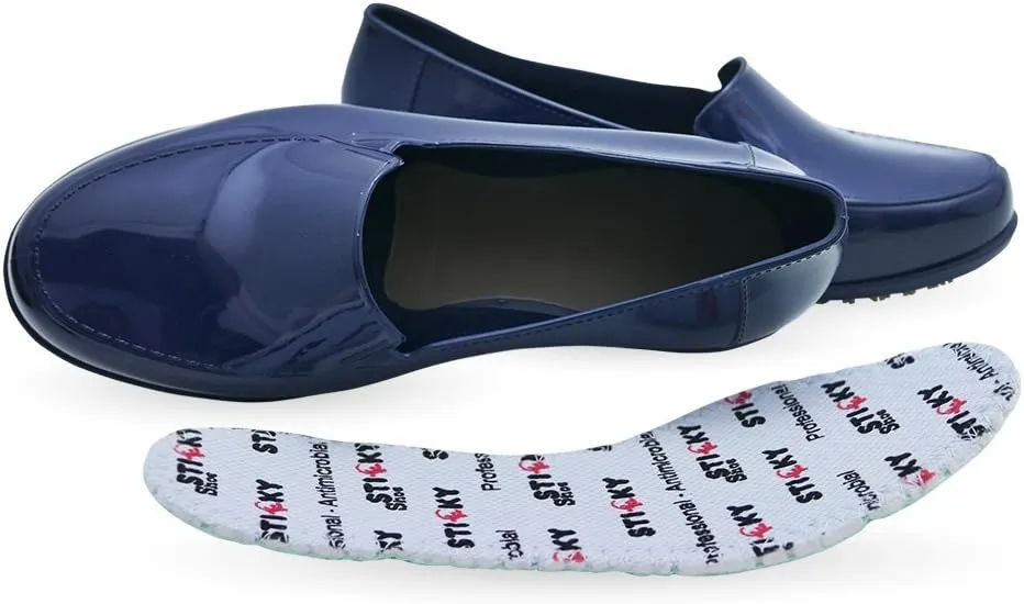 Sticky Waterproof Uniform Dress Shoes for Women - Comfortable Non-Slip Work Shoes - Thermoplastic ClassicPro Loafers