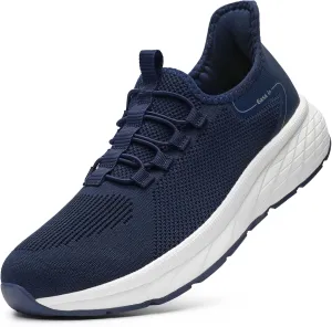 STQ Slip on Sneakers Men Comfort Walking Shoes Orthopedic Shoes for Plantar Fasciitis