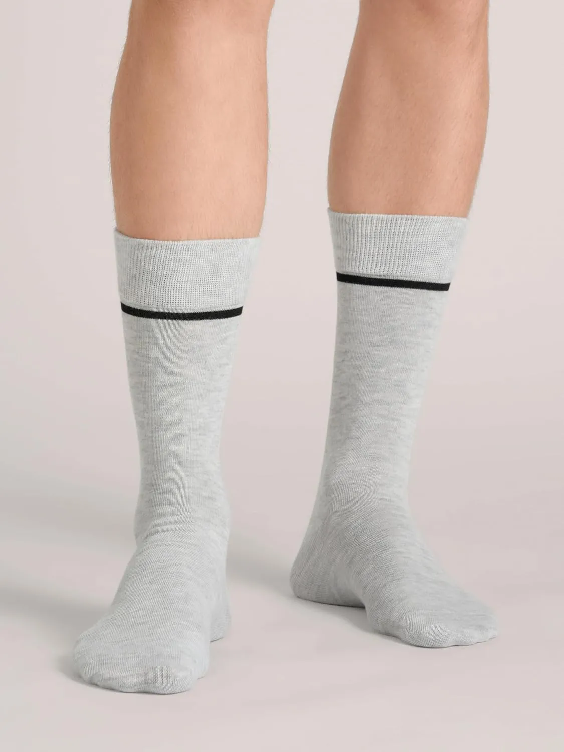 Ted Baker Men's 6 Pack Solid Crew Dress Socks