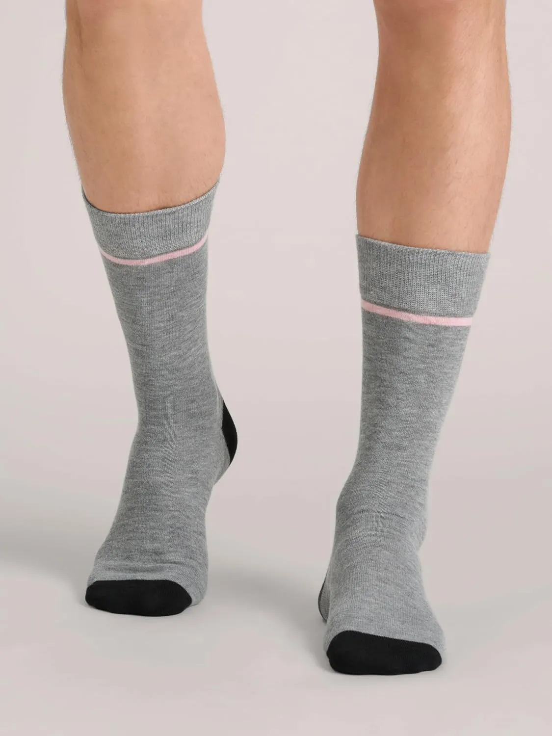 Ted Baker Men's 6 Pack Solid Crew Dress Socks