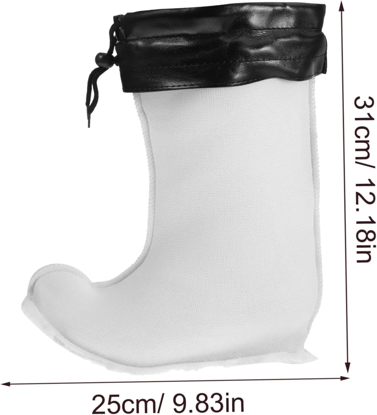 TENDYCOCO 1 Pair Boot Cuffs for Women Boot Socks Thick Boot Lining Covers Boot Shoes Inserts Men Rain Boots