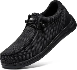 Tinefiy Steel Toe Shoes for Women Lightweight Comfortable Slip Resistant Safety Work Sneakers Composite Toe Indestructible Shoe